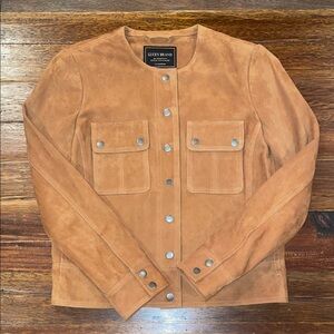 Lucky Brand Camel Suede Jacket Size M